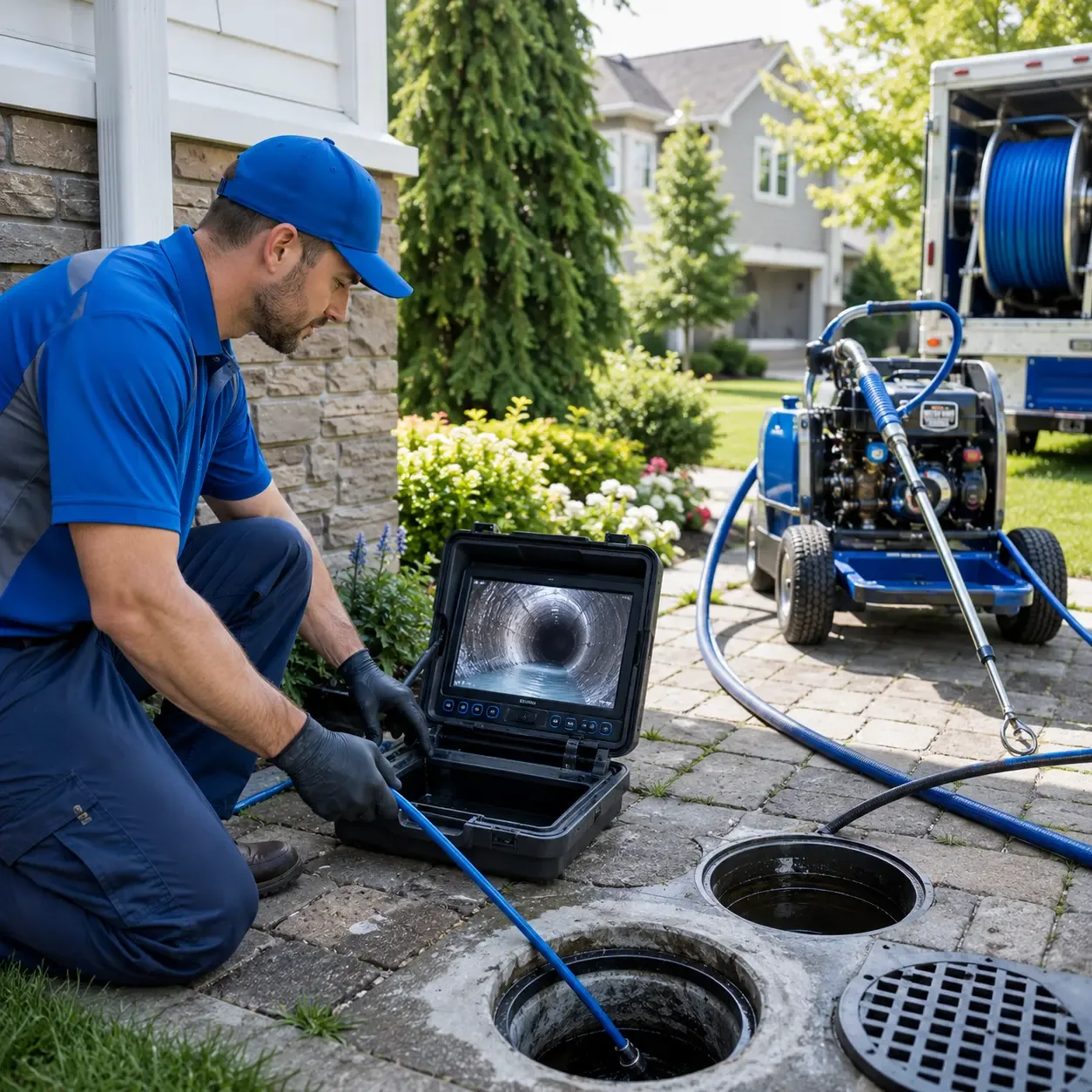 Outdoor drain cleaning professionals serving Antrim, NH