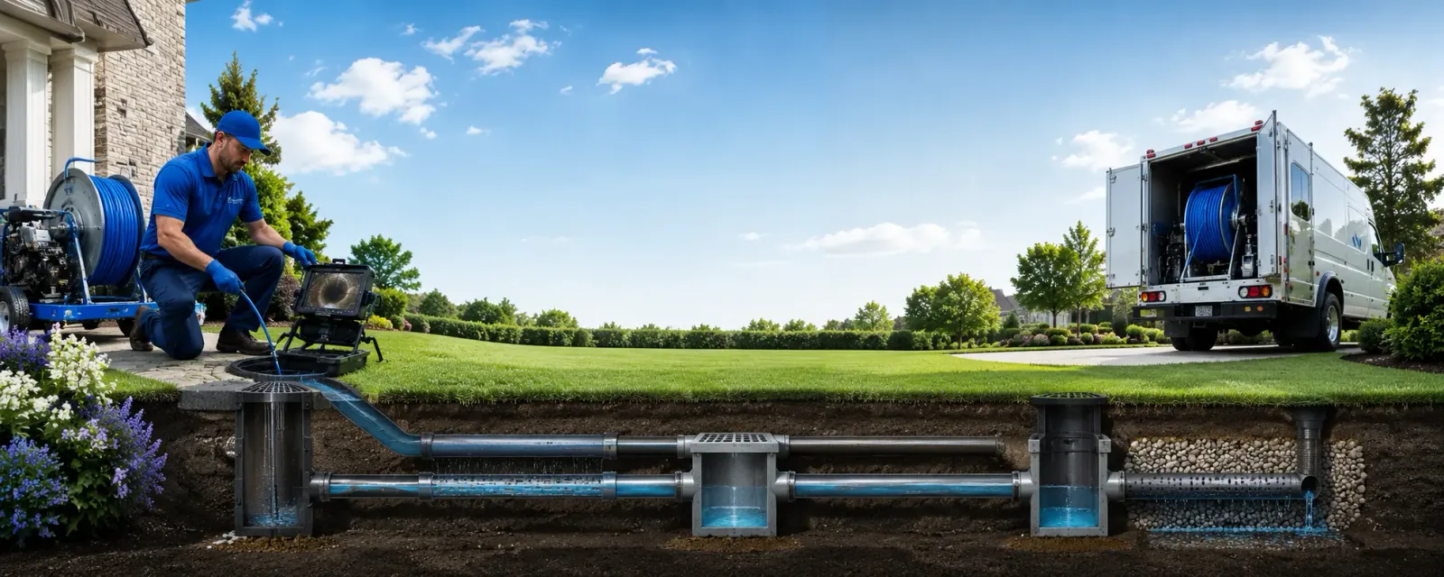 Outdoor drain cleaning information for Antrim, NH